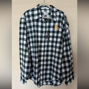 Baylor University BU Plaid Button Down Shirt XXL – Campus Specialties – NWT